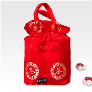 祖缶金针梅锦袋木盒装